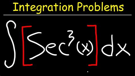 integral of secx 3